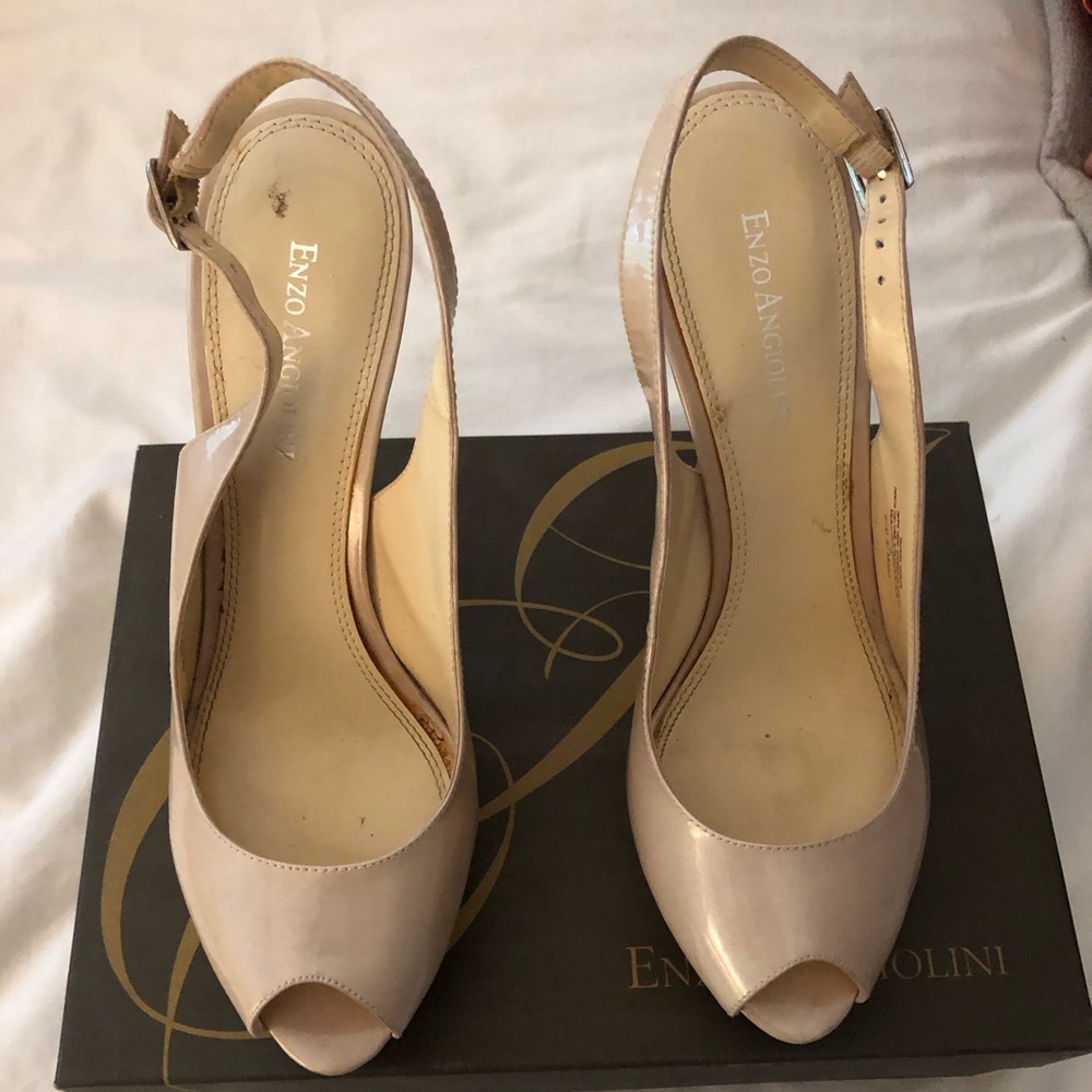 Enzo Angiolini peep toe pumps